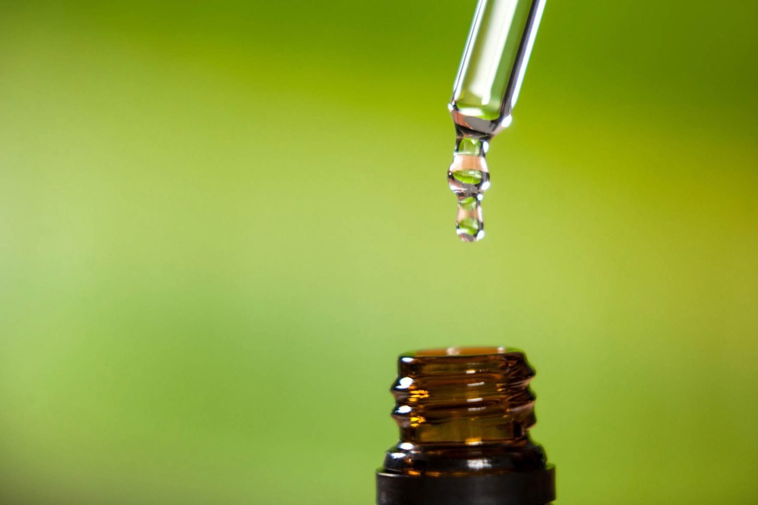 close-up oil drop